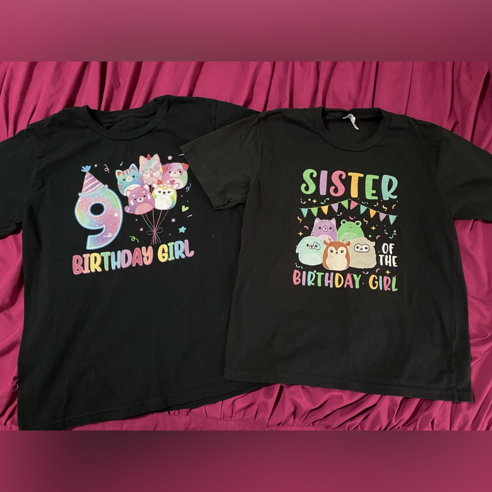 Sister Squishmellow Birthday Shirts